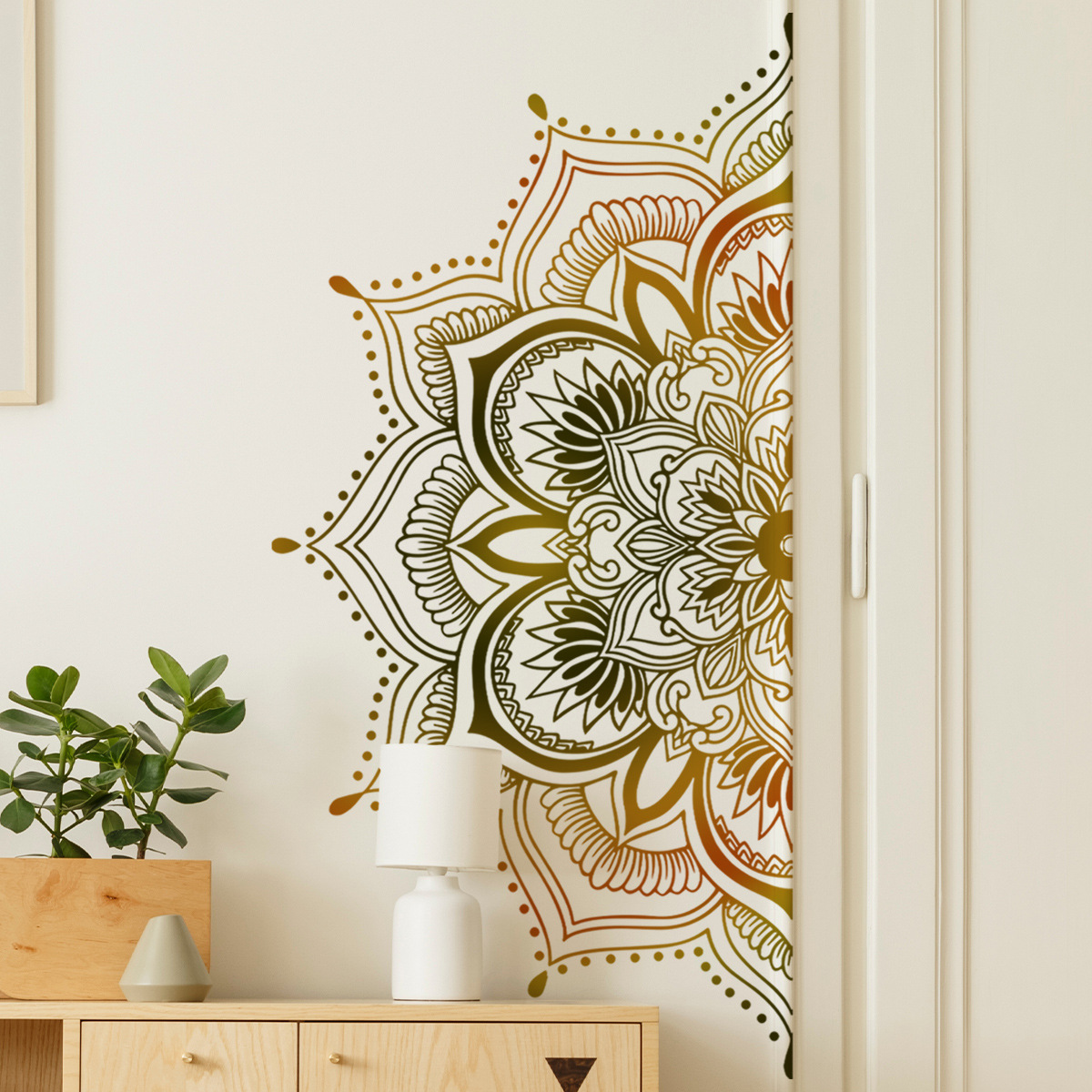 Monstera Thai Constellation - Decalque de parede artístico em pvc,