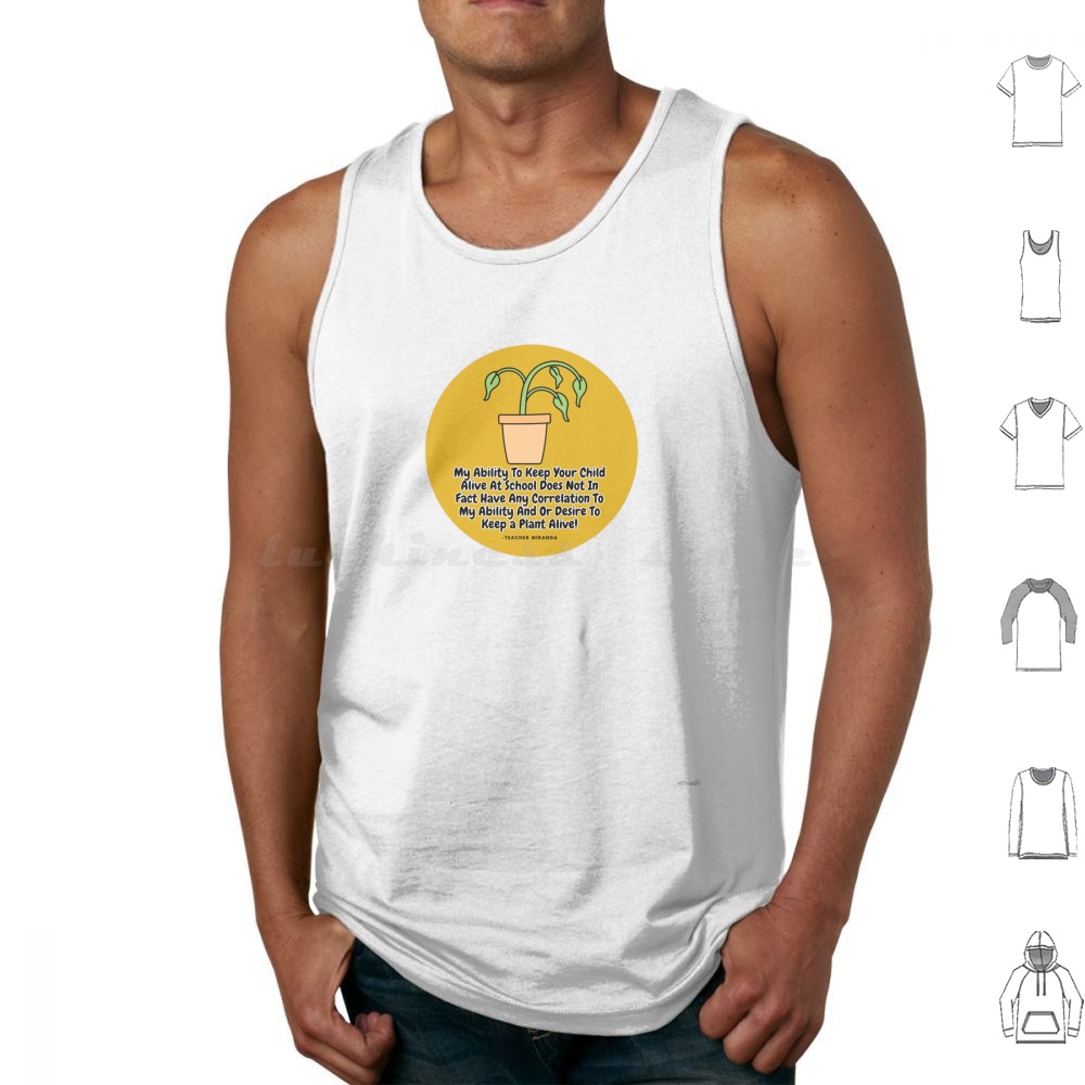 Plant Parental - Camisetas sem mangas de algodão com