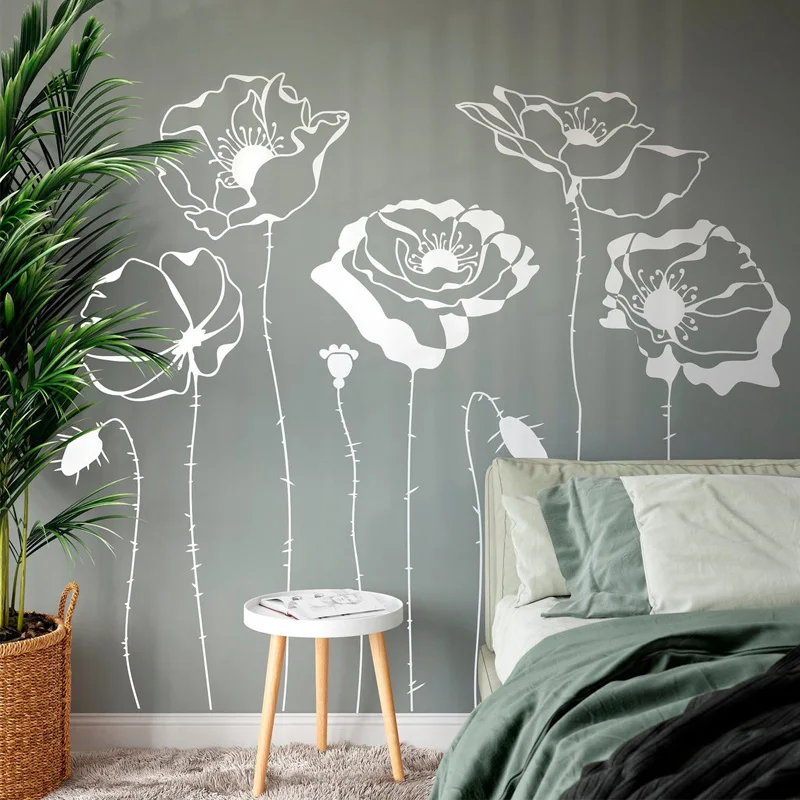 Monstera Thai Constellation - Poppys Flor Decalques De Parede Planta,