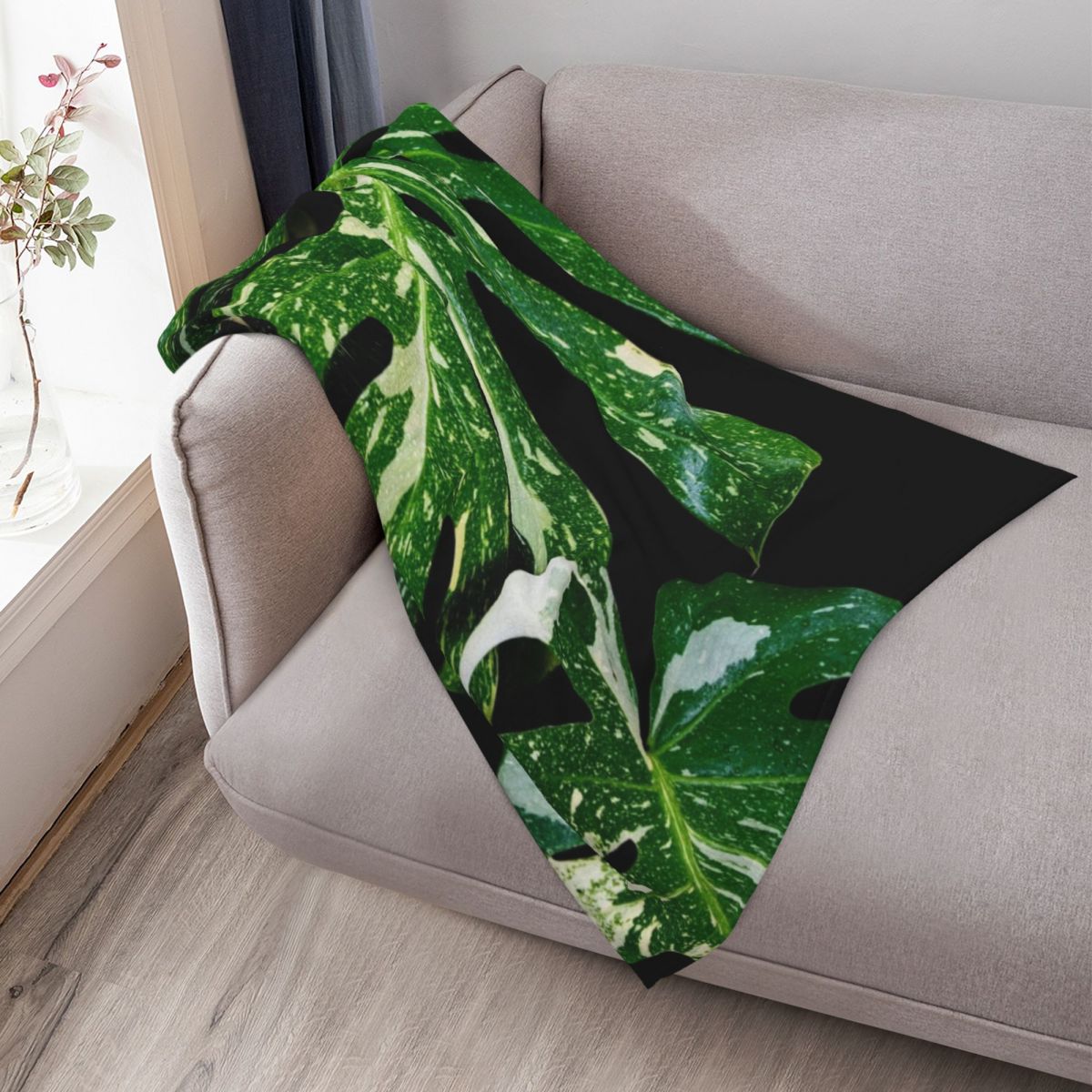 Manta decorativa Monstera Thai - Monstera Thai Constellation avaliação e preço