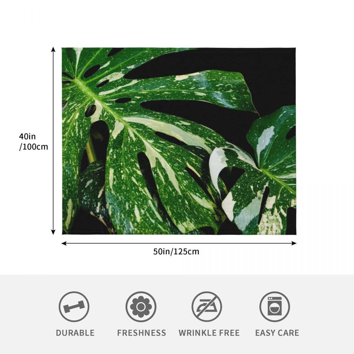 Manta decorativa Monstera Thai - Monstera Thai Constellation avaliação e preço