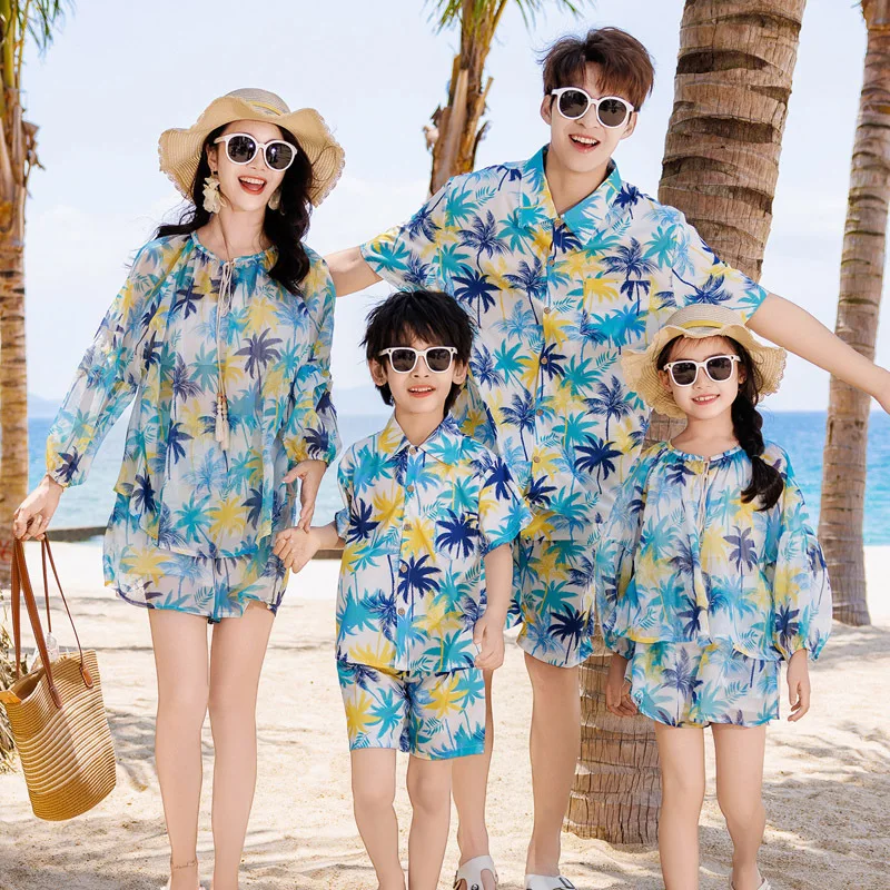 Família férias olhar roupas co - Plant Parental avaliação e preço